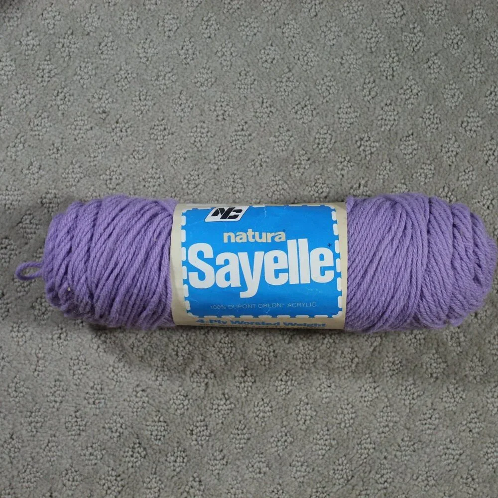 Lot of 4 Skeins Yarn Vintage & Current 100% Acrylic Wintuk Lion Brand Sayelle